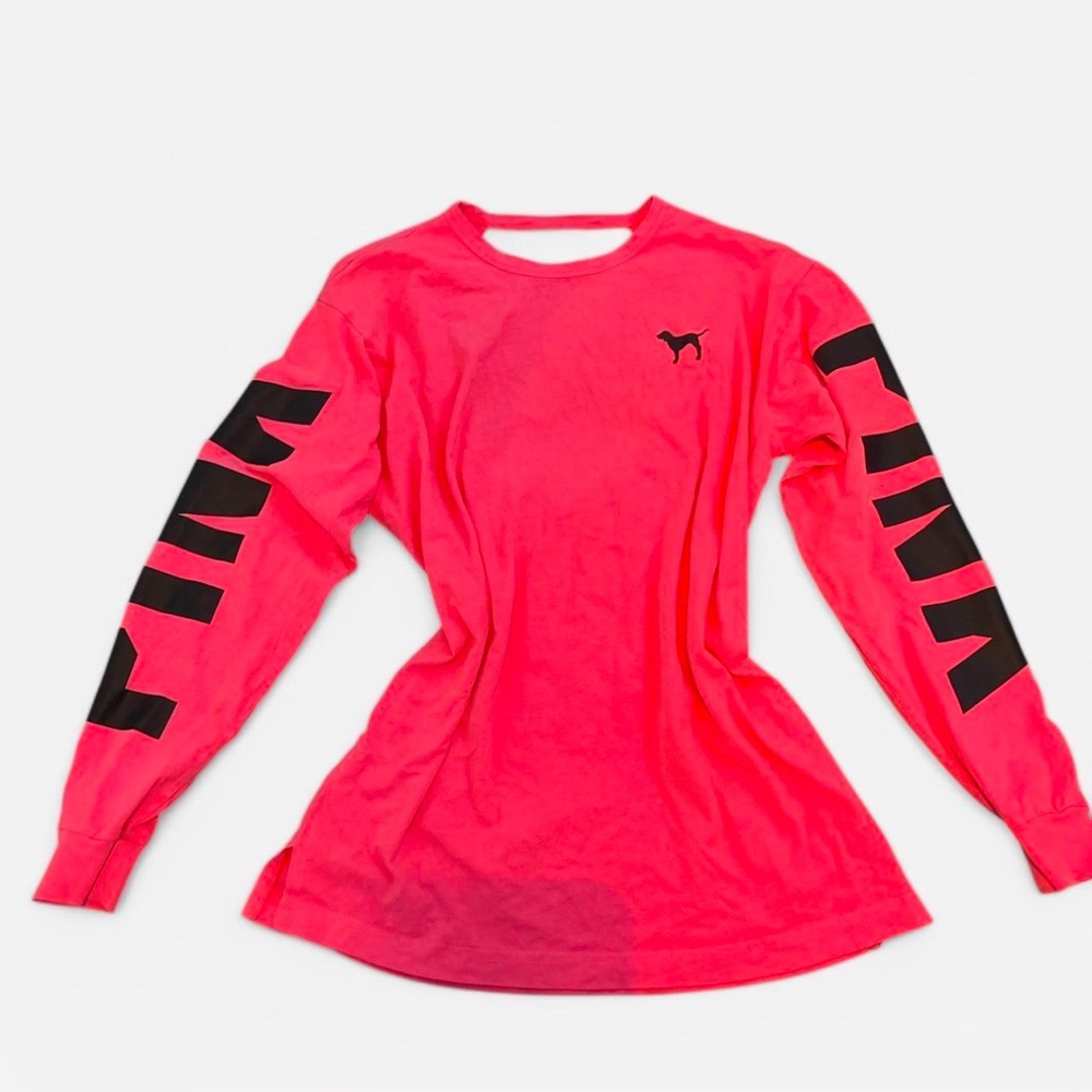 Oversized Pink Long Sleeve Shirt